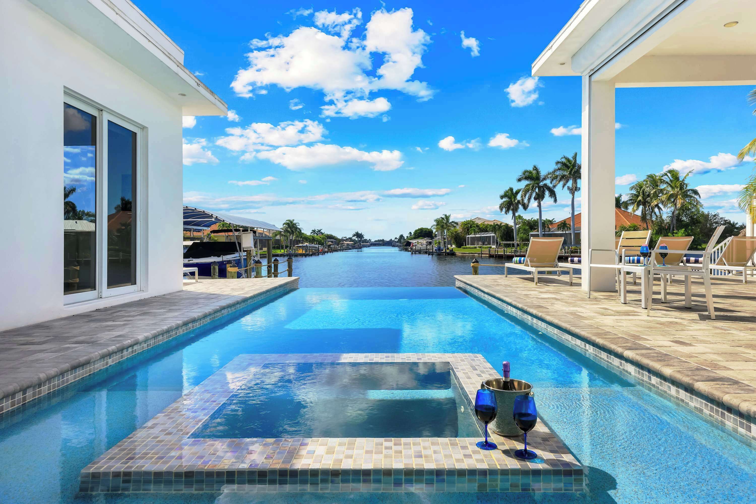 Una piscina climatizada