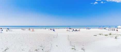 On the beach
