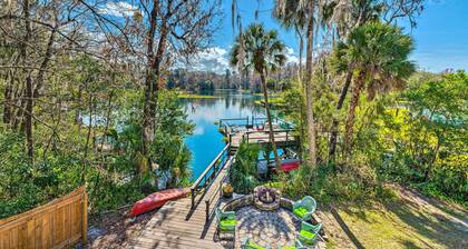 Dock & Kayaks: Riverfront Dunnellon Home!