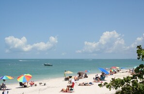 Vlak bij het strand