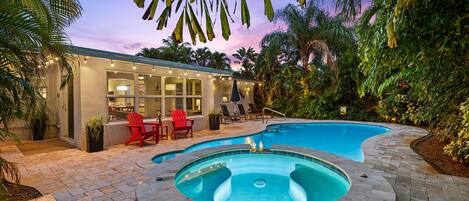 Una piscina climatizada