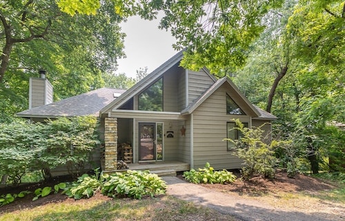 >DARTS> Outdoor Hot Tub, Screened Porch, Fireplace, Dog Friendly!
