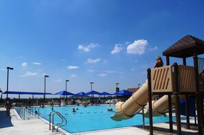 Indoor pool, outdoor pool