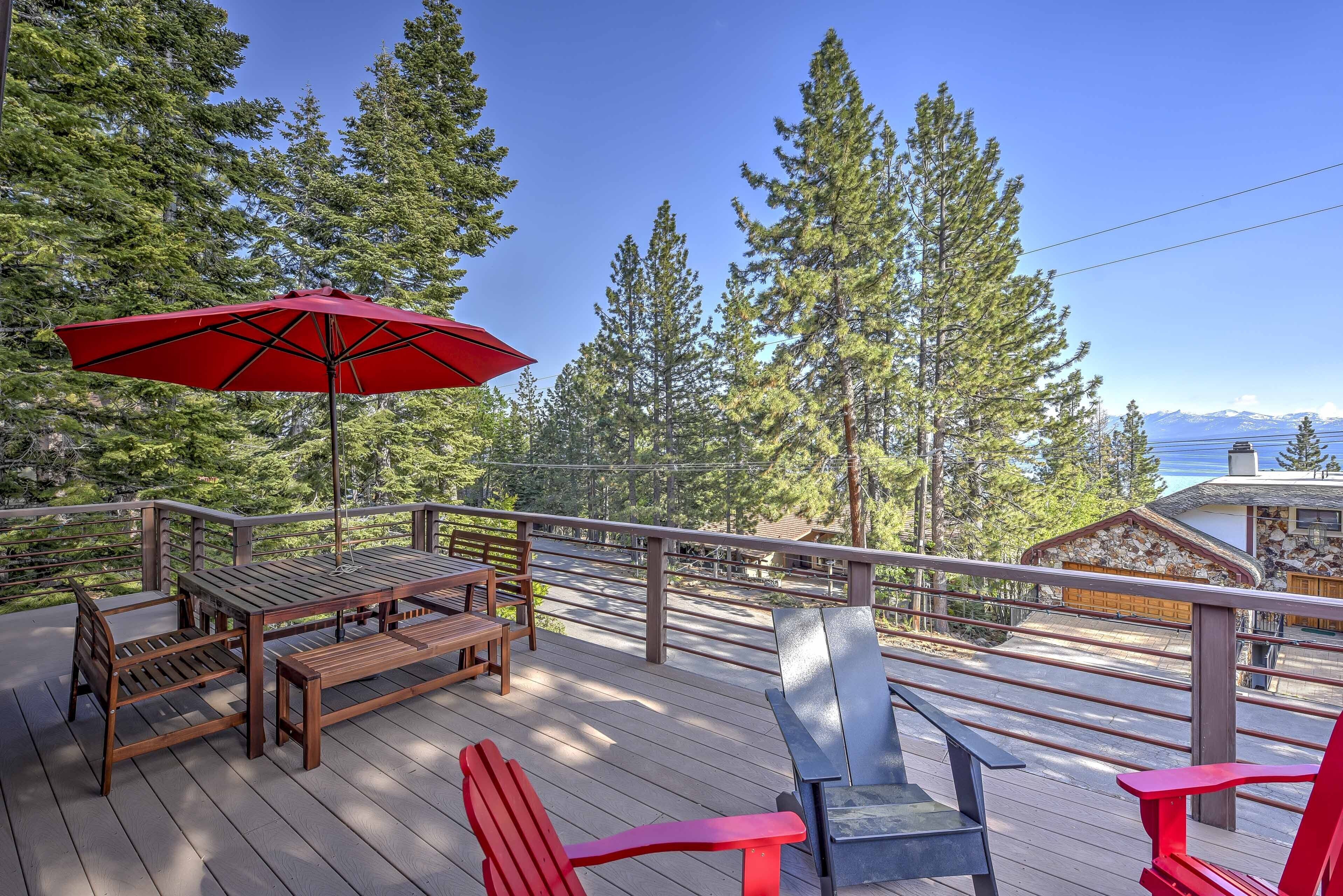 A-Frame Home in Tahoe City w/ Large Deck & Grill!