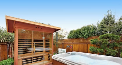 En el corazón del condado de Sonoma, cerca de las bodegas y parques - además de jacuzzi privado!