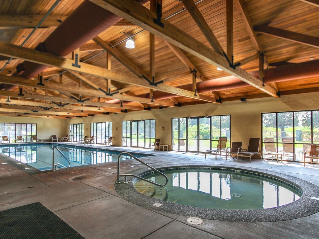Indoor pool, a heated pool