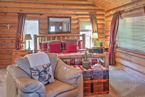 TV, fireplace, DVD player