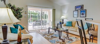 Lovely Getaway in Danforth Lakes with Private Pool and Tree-Lined Lanai