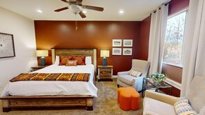 4 habitaciones, escritorio, tabla de planchar con plancha y wifi gratis 