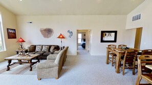 TV, fireplace, DVD player