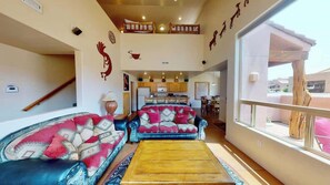 Smart TV, fireplace, video-game console