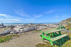 Nær stranden