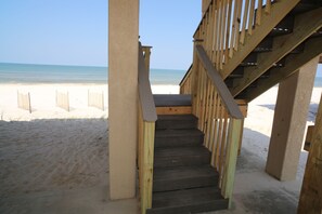 On the beach - 5 Bedroom Beach Front Home with Screened in Deck (Cape San Blas)