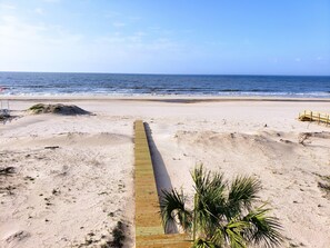 On the beach