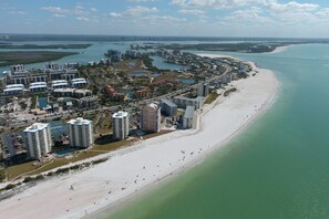 On the beach - Beachfront Condo w/ Beach/Poolside Balcony. Estero Beach & Tennis Club #203b (Fort Myers Beach)