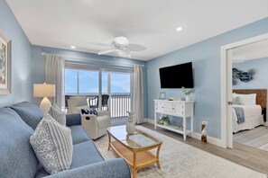 2 bedrooms, iron/ironing board, free WiFi, bed sheets - Beautiful Condo! Spectacular Gulf View! Huge Private Beachfront, Heated Pool, Free Wifi & Parking! (Fort Myers Beach)