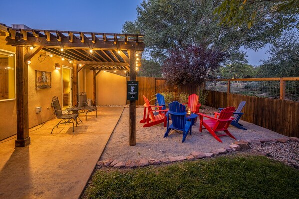 Terrace/patio - Home Downtown | Indoor Pool | Fenced Backyard (Moab)