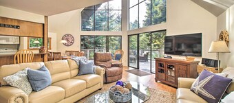 Creekside Chalet w/ Hidden Spa and Private Beach!