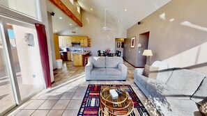 Televisión, chimenea