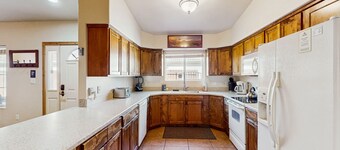 Beautiful Dog-Friendly Home with Shared Indoor Pool, Yard, WiFi, and Fireplace