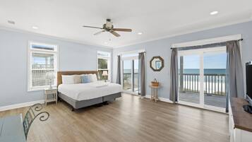 5 bedrooms, iron/ironing board, travel crib, internet