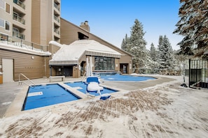 Indoor pool, a heated pool