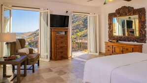 4 bedrooms, travel cot, free WiFi, bed sheets - Pedregal Walk to Beach/Town Villa w/ Ocean, Bay & Marina Views, Pool & Hot Tub (Cabo San Lucas)
