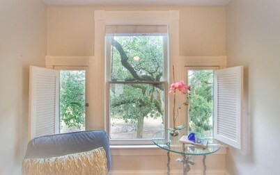 Top Floor Row Home Looking Out Over Forsyth Park by Lucky Savannah