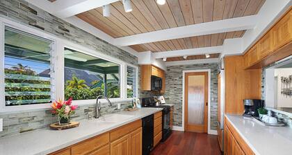 Tilava Hanalei Home, askelta Hanalei Beach & lyhyen kävelymatkan päässä kaupungin!