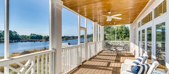 Mooi zuiders huis in DeBordieu - Zeer geschikt voor gezinnen, inclusief golfkar