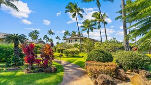 Property grounds - Nihi Kai Villas 504 by Parrish Kauai - great for families w/ AC throughout & wal (Koloa)