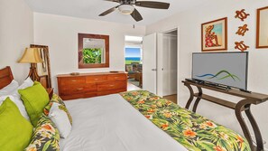 2 bedrooms, iron/ironing board, Internet, bed sheets - Pali Ke Kua 143 By Parrish Kauai - great ocean views in Princeville walk to Hana (Princeville)