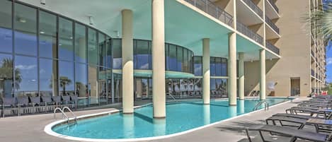 Beheizter Pool