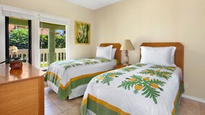 3 habitaciones, tabla de planchar con plancha, internet y ropa de cama
