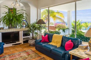 TV, DVD player, stereo - Villa Fiesta - Comfort, Amenities, Steps from Pedregal Beach. Promos Available (Cabo San Lucas)