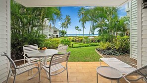 Outdoor dining - Poipu Kapili 33 By Parrish Kauai - great for honeymoons! (Koloa)