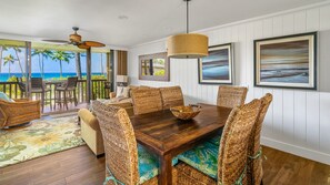 Dining - Nihi Kai Villa #402 By Parrish Kauai - ocean view condo w/ AC throughout. walk t (Koloa)