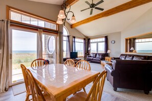 TV, DVD player, books