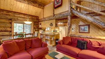 Télévision, cheminée