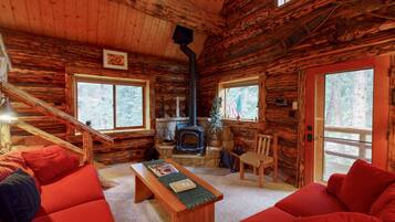 Télévision, cheminée