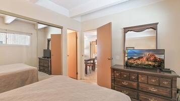 2 habitaciones, internet y ropa de cama