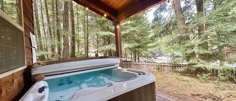 Idromassaggio all'aperto