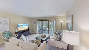 Televisión y reproductor de DVD 