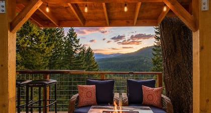 Romanttisen pariskunnan retreat, Views, Hot Tub ja Fido OK Das Tree Hausissa