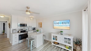 Fridge, microwave, oven, stovetop - Charming Oceanfront Condo with Balcony and Gorgeous Ocean Views! (Isle of Palms)