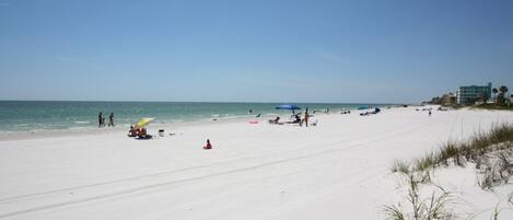 Vlak bij het strand