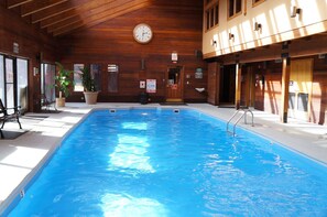 Indoor pool, a heated pool