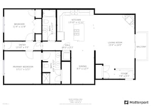 Floor plan - Bavarian Mt Suite-In Village-Walk to It All, BBQ (Leavenwort)