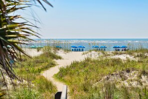 Una spiaggia nelle vicinanze