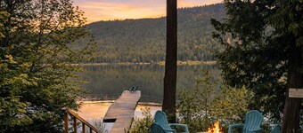 Fish Lake | Dock | Hot tub | Dogs | View | Game Rm